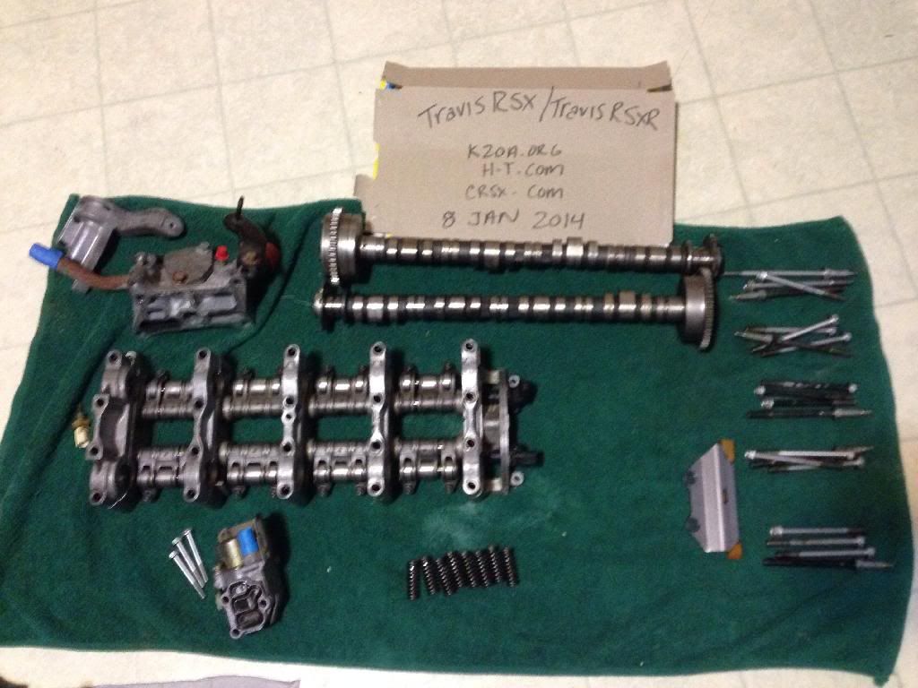 K20Z3 rocker assembly, cams, gears, vtec solenoid Honda / Acura K20a